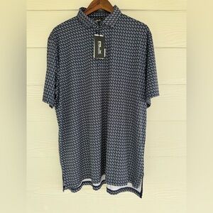 Ralph Lauren Navy Pattern Polo Shirt